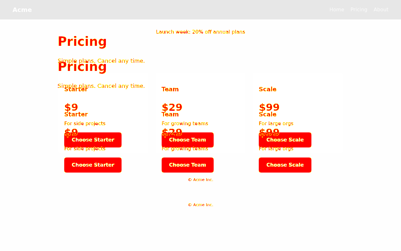 pricing diff